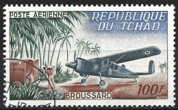 Chad 1963 - Mi 107 - YT Pa 12 ( Mail Truck And Broussard Plane ) Airmail - Tchad (1960-...)