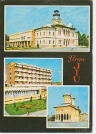 TOURISM TG. JIU HOTEL ,,GORJ,, AND THE CHURCH ROMANIA POSTAL STATIONERY - Hotels, Restaurants & Cafés