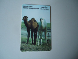 KUWAIT USED CARDS ANIMALS CAMEL - Kuwait