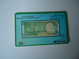 KUWAIT USED CARDS BANKNOTES  COINS - Koweït