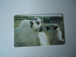 KUWAIT USED CARDS ANIMALS CAMEL - Kuwait