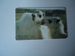 KUWAIT USED CARDS ANIMALS CAMEL - Other & Unclassified