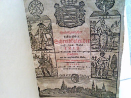 Budissiner Historischer Schreibkalender Auf Das Jahr 1818 Zum Gebrauch Des Königreichs Sachsen Und Der Angränz - Calendars