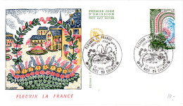 FLEURS /FRANCE / ENVELOPPE FDC DU TIMBRE FLEURIR LA FRANCE DE 1978 - Otros & Sin Clasificación