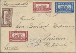 Egypt: 1903/1937, Lot Of 10 Covers, Entire Cards And Covers Sent From EGYPT In T - 1915-1921 Protectorado Británico