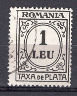 S2914 - ROMANIA ROUMANIE TAXE Yv N°63 - Impuestos