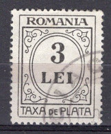 S2916 - ROMANIA ROUMANIE TAXE Yv N°65 - Impuestos