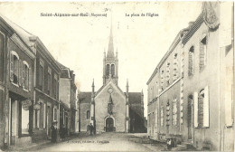 Saint Aignan Sur Roe La Place De L Eglise - Saint Aignan Sur Roe