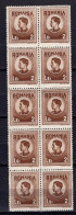 S3025 - ROMANIA ROUMANIE FISCAUX POSTAUX Mi N°31 ** BLOC X10 - Steuermarken