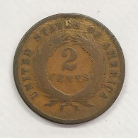 USA  U.s.a. 2 CENT 1865 Km#94 E.098 - 2, 3 & 20 Cents