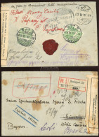 BUDAPEST 1911. Érdekes Münchenből Visszaküldött Expressz-ajámlott Levél - Gebruikt