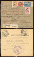 TÖRÖKORSZÁG 1916. Csomagszállító Budapesten Keresztül, Utánküldési Portóval Svájcba Küldve - Brieven En Documenten