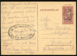 RICSE 1942. Zsidó Deportált Levele A Ricsei Kiegészítő Toloncházból Budapestre JUDAICA - Usado
