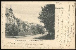 BUDAPEST 1901. Andrássy út Vége, Régi Képeslap - Hungary