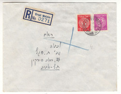 Israël - Lettre Recom FDC De 1948 - Oblit Qiryat Motzkin - Exp Vers Tel Aviv - - Storia Postale