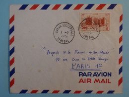 BT6 AOF BELLE LETTRE 1951 PAR AVION  DAKAR  A PARIS FRANCE+ AFF. INTERESSANT++++ - Brieven En Documenten