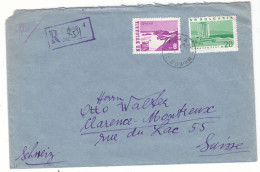 Bulgarie - Lettre Recom De 1964  ? - Oblit Sofia - Exp Vers Clarence Montreux - - Brieven En Documenten