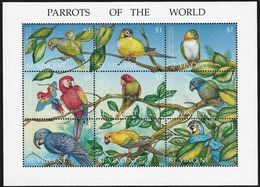 1995 St. Vincent Parrots Minisheet (** / MNH / UMM) - Perroquets & Tropicaux