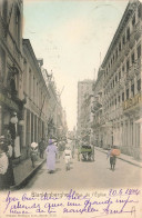 Belgique - Blankenberghe - Rue De L'église - Colorisé - Willem Hoffmann -  Carte Postale Ancienne - Blankenberge