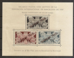 Barcelona Edifil NE32*  Mh  Hojita Navidad 1945    NL1512 - Barcelona