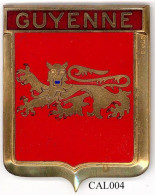 CAL004 - PLAQUE CALANDRE AUTO - GUYENNE - Andere & Zonder Classificatie