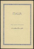 Europa CEPT 1966 Italie - Italy - Italien  Y&T N°DP955 à 956 - Michel N°PD1215 à 1216 (o) - Format 130*185 - 1966