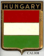 CAL008 - PLAQUE CALANDRE AUTO - HUNGARY - Altri & Non Classificati