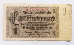 Allemagne. Billet 1 Rentenmark 1937 - 5 Mark