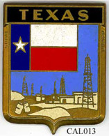 CAL013 - PLAQUE CALANDRE AUTO - TEXAS - Altri & Non Classificati