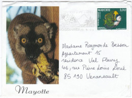 Mayotte : Lettre Illustrée De Mamoudzou Kaweni - Briefe U. Dokumente