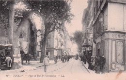 Toulon - Place  Et Rue De L'Intendance  - CPA °J - Toulon