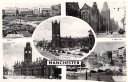 ROYAUME UNI - Manchester - Multi Vues  - Carte Postale Ancienne - Otros & Sin Clasificación
