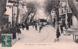 Toulon -  Place Gambetta   - Tramway -  CPA °J - Toulon