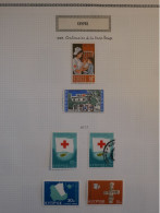 \+\ RED CROSS CHYPRE CYPRUS BELLE PAGE TP  RR 1963 CROIX ROUGE  + + NEUFS SUR CHARN. +++ - Nuovi