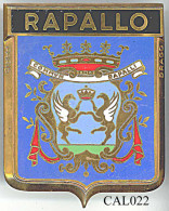 CAL022 - PLAQUE CALANDRE AUTO - RAPALLO - Autres & Non Classés