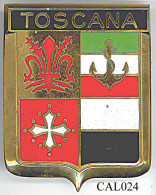 CAL024 - PLAQUE CALANDRE AUTO - TOSCANA - Sonstige & Ohne Zuordnung