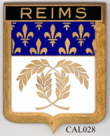 CAL028 - PLAQUE CALANDRE AUTO - REIMS - Altri & Non Classificati