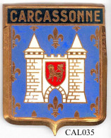 CAL035 - PLAQUE CALANDRE AUTO - CARCASSONNE - Altri & Non Classificati