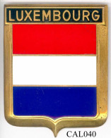 CAL040 - PLAQUE CALANDRE AUTO - LUXEMBOURG - Sonstige & Ohne Zuordnung