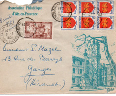 FRANCE /  ENVELOPPE AVEC  N° 839 RATTACHEMENT DU DAUPHINE - 1877-1920: Semi Modern Period