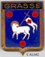 CAL042 - PLAQUE CALANDRE AUTO - GRASSE - Altri & Non Classificati