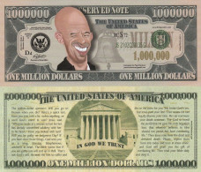 USA - FANTASY NOTE - VIN  DIESEL - UNC / SERIES  CARICATURES - Autres & Non Classés