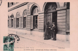 Toulon -  " La Belle Lison " Entrant Au Tribunal Maritime -  CPA °J - Toulon