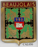 CAL050 - PLAQUE CALANDRE AUTO - BEAUJOLAIS - Sonstige & Ohne Zuordnung