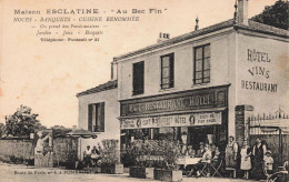 77 - PONTAULT - S17405 - Maison Esclatine Au Bec Fin - Route De Paris Hôtel Restaurant - L23 - Pontault Combault