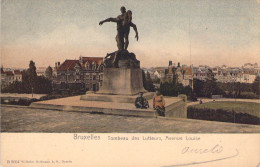 BELGIQUE - BRUXELLES - Tombeau Des Lutteurs - Avenue Louise - Carte Postale Ancienne - Monumenten, Gebouwen