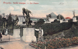 BELGIQUE - BRUXELLES - Jardin Botanique - Les Statues - Carte Postale Ancienne - Monuments, édifices