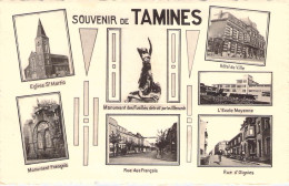 BELGIQUE - TAMINES - Souvenir - Multivues De La Ville - E Buyle - Carte Postale Ancienne - Altri & Non Classificati