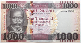 Soudan Du Sud - 1000 Pounds - 2021 - PICK 17b - NEUF - Sudán Del Sur