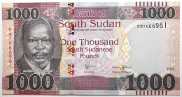 Soudan Du Sud - 1000 Pounds - 2021 - PICK 17b - NEUF - Sudan Del Sud